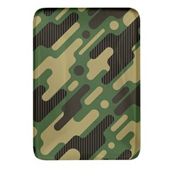 Camouflage-pattern-background Rectangular Glass Fridge Magnet (4 Pack) by Salman4z