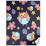 Owl-stars-pattern-background Canvas 36  x 48  35.26 x46.15  Canvas - 1