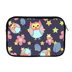 Owl-stars-pattern-background Apple Macbook Pro 17  Zipper Case by Salman4z