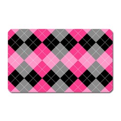 Seamless-argyle-pattern Magnet (rectangular) by Salman4z