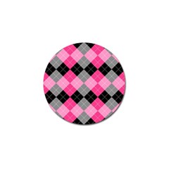 Seamless-argyle-pattern Golf Ball Marker by Salman4z