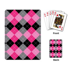 Seamless-argyle-pattern Playing Cards Single Design (rectangle)