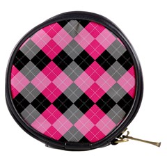 Seamless-argyle-pattern Mini Makeup Bag by Salman4z