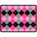 Seamless-argyle-pattern Fleece Blanket (Large) 80 x60  Blanket Front