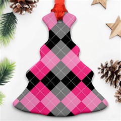 Seamless-argyle-pattern Ornament (christmas Tree) 