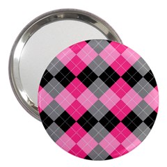 Seamless-argyle-pattern 3  Handbag Mirrors by Salman4z