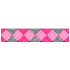 Seamless-argyle-pattern Small Premium Plush Fleece Scarf