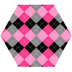 Seamless-argyle-pattern Wooden Puzzle Hexagon by Salman4z