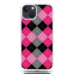 Seamless-argyle-pattern Iphone 13 Tpu Uv Print Case by Salman4z