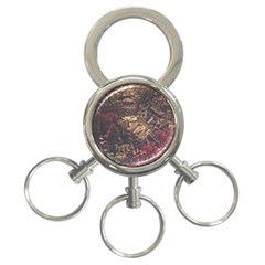 Vintage Cityscape City Retro Old 3-ring Key Chain by Salman4z