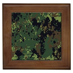 Military Background Grunge Framed Tile by pakminggu