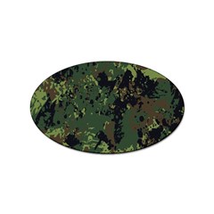 Military Background Grunge Sticker (oval) by pakminggu