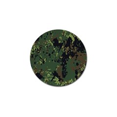 Military Background Grunge Golf Ball Marker (4 Pack) by pakminggu