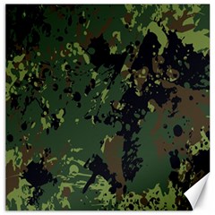 Military Background Grunge Canvas 12  X 12  by pakminggu