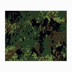 Military Background Grunge Small Glasses Cloth (2 Sides) by pakminggu