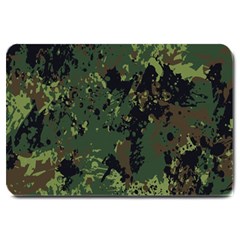 Military Background Grunge Large Doormat by pakminggu