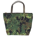 Military Background Grunge Bucket Bag Front