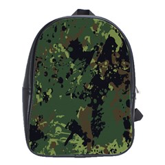 Military Background Grunge School Bag (large) by pakminggu