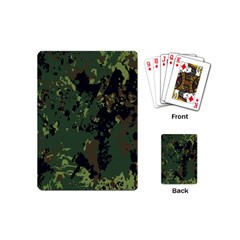 Military Background Grunge Playing Cards Single Design (mini) by pakminggu