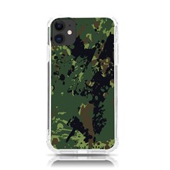 Military Background Grunge Iphone 11 Tpu Uv Print Case by pakminggu