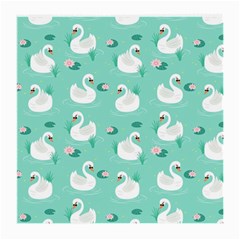 Elegant Swan Seamless Pattern Medium Glasses Cloth (2 Sides) by pakminggu