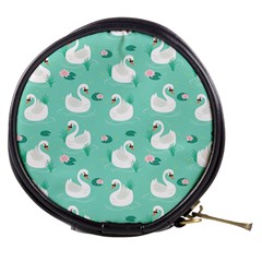 Elegant Swan Seamless Pattern Mini Makeup Bag by pakminggu