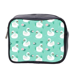 Elegant Swan Seamless Pattern Mini Toiletries Bag (two Sides) by pakminggu