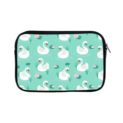 Elegant Swan Seamless Pattern Apple Ipad Mini Zipper Cases by pakminggu