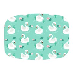 Elegant Swan Seamless Pattern Mini Square Pill Box by pakminggu