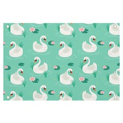 Elegant Swan Seamless Pattern Banner And Sign 6  X 4  by pakminggu