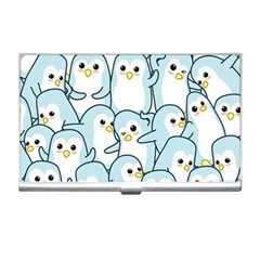 Penguins Pattern Business Card Holder by pakminggu