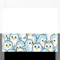 Penguins Pattern Rectangular Jigsaw Puzzl by pakminggu