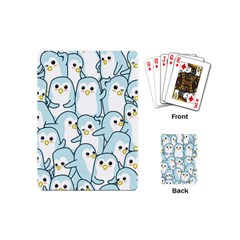 Penguins Pattern Playing Cards Single Design (mini) by pakminggu