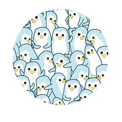 Penguins Pattern Mini Round Pill Box (pack Of 3) by pakminggu