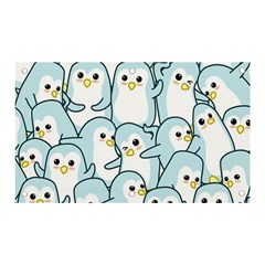 Penguins Pattern Banner And Sign 5  X 3  by pakminggu