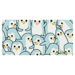 Penguins Pattern Banner And Sign 6  X 3  by pakminggu