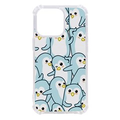 Penguins Pattern Iphone 13 Pro Tpu Uv Print Case by pakminggu