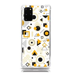 Flat Geometric Shapes Background Samsung Galaxy S20plus 6 7 Inch Tpu Uv Case by pakminggu