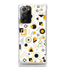 Flat Geometric Shapes Background Samsung Galaxy Note 20 Ultra Tpu Uv Case by pakminggu