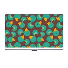 Vector Illustration Seamless Pattern With Cartoon Duck Business Card Holder by pakminggu