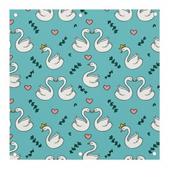 Elegant Swan Pattern Design Banner And Sign 3  X 3  by pakminggu