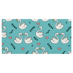 Elegant Swan Pattern Design Banner And Sign 4  X 2  by pakminggu