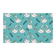 Elegant Swan Pattern Design Banner And Sign 5  X 3  by pakminggu