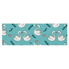 Elegant Swan Pattern Design Banner And Sign 6  X 2  by pakminggu