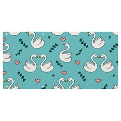 Elegant Swan Pattern Design Banner And Sign 8  X 4  by pakminggu