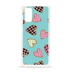 Seamless Pattern With Heart Shaped Cookies With Sugar Icing Samsung Galaxy S20 6 2 Inch Tpu Uv Case by pakminggu