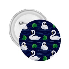 Swan Pattern Elegant Design 2 25  Buttons by pakminggu