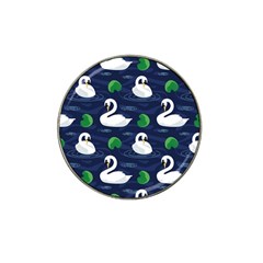 Swan Pattern Elegant Design Hat Clip Ball Marker by pakminggu