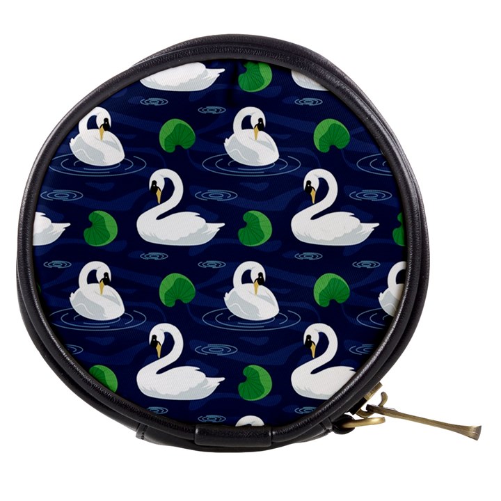 Swan Pattern Elegant Design Mini Makeup Bag