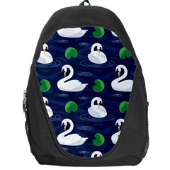 Swan Pattern Elegant Design Backpack Bag by pakminggu